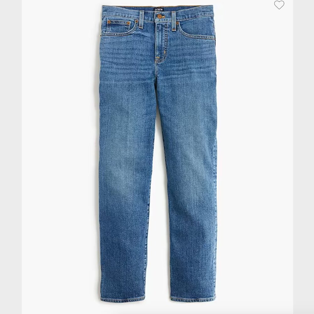 J. Crew Relaxed Boyfriend Blue Jeans in All Day Stretch - Size 35